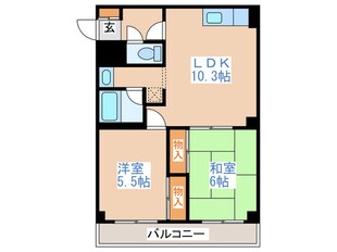 シャルムあをき平岸の物件間取画像